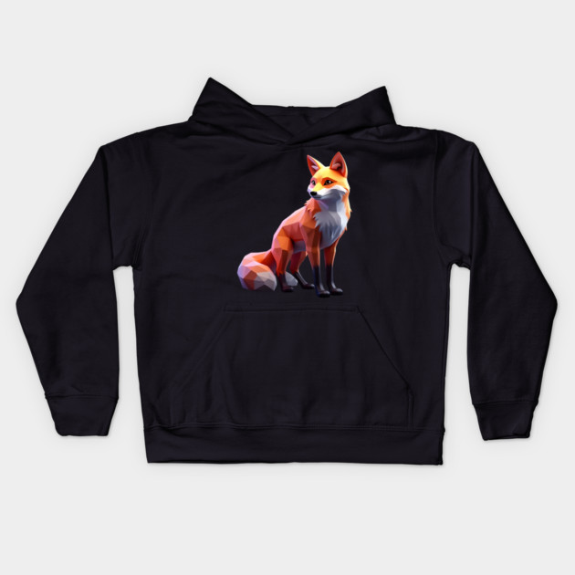 3D Fox Kids Hoodie by animegirlnft