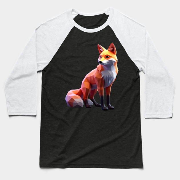 3D Fox Baseball T-Shirt by animegirlnft