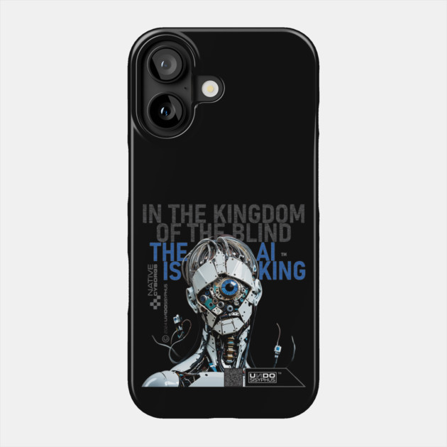 Cyclope AI (Black) | UndoSisyphus™ Dystechtopia™ Collection Phone Case by UndoSisyphus
