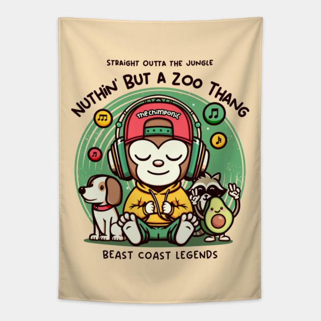 THE CHIMPONIC Tapestry by Fabrik