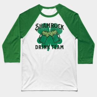 Shamrock Drink Team Baseball T-Shirt