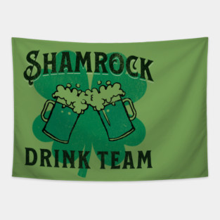 Shamrock Drink Team Tapestry