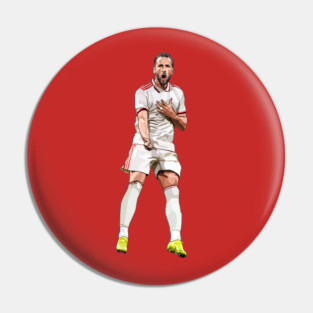 Harry Kane Vector Art Pin