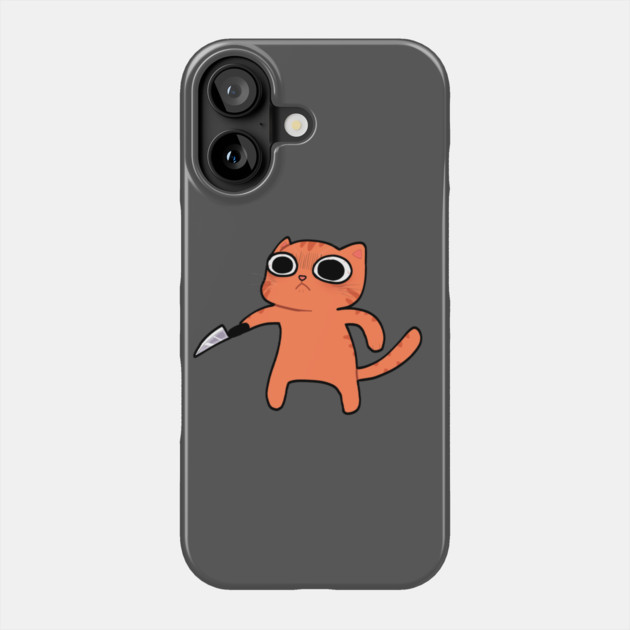 Funny Angry Orange Cat, Love Cats Phone Case by logiamerch