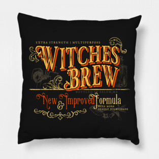 Halloween Witches Brew Pillow