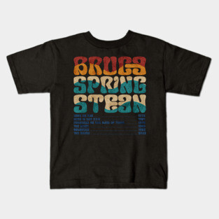 Bruce Springsteen Vintage Kids T-Shirt