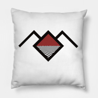 Twin Peaks Owls Symbol Pillow