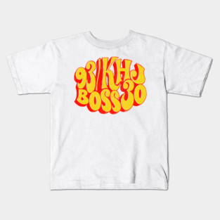 93 KHJ -- 70s Radio Station Kids T-Shirt