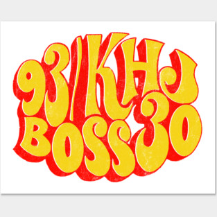 93 KHJ -- 70s Radio Station Posters and Art