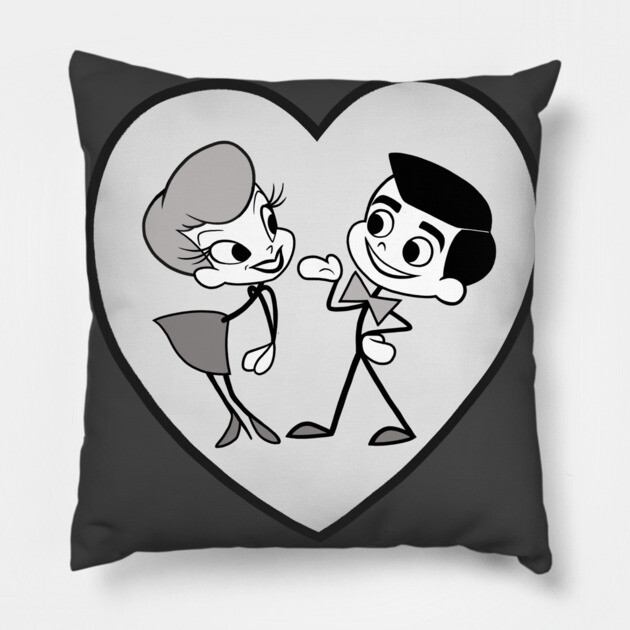 I Love I Love Lucy Pillow by JoTheZette