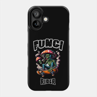 Fungi rider - psychedelic trippy ride Phone Case