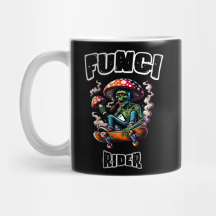 Fungi rider - psychedelic trippy ride Mug