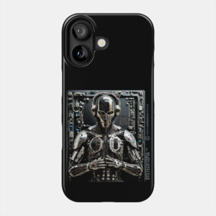 Dystopian Cyborg (Black) | UndoSisyphus™ Dystechtopia™ Collection Phone Case