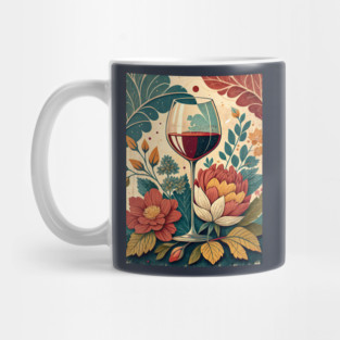 Floral Wine Mug
