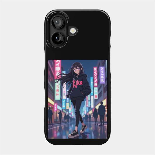 Dynamic Anime Vibes: A Journey of Color and Emotion Phone Case by Steve