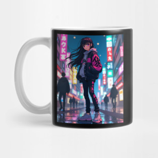 Dynamic Anime Vibes: A Journey of Color and Emotion Mug