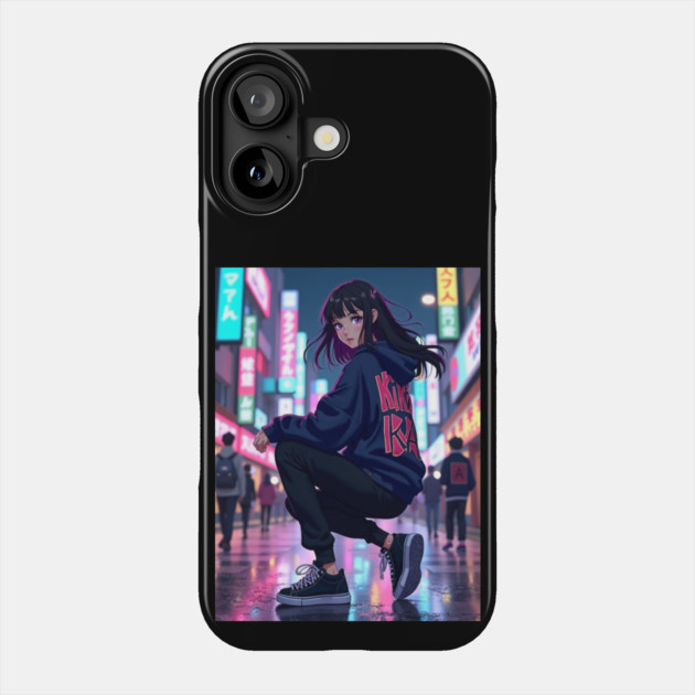 Dynamic Anime Vibes: A Journey of Color and Emotion Phone Case by Steve