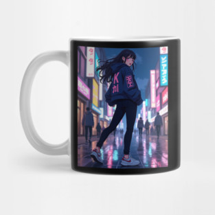 Dynamic Anime Vibes: A Journey of Color and Emotion Mug