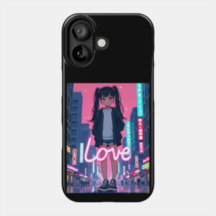 Dynamic Anime Vibes: A Journey of Color and Emotion Phone Case
