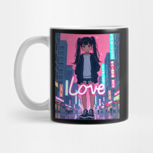 Dynamic Anime Vibes: A Journey of Color and Emotion Mug
