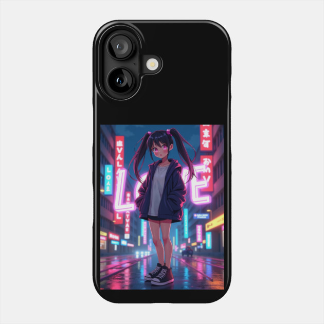 Dynamic Anime Vibes: A Journey of Color and Emotion Phone Case by Steve
