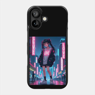 Dynamic Anime Vibes: A Journey of Color and Emotion Phone Case