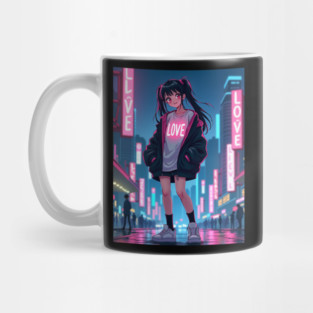 Dynamic Anime Vibes: A Journey of Color and Emotion Mug