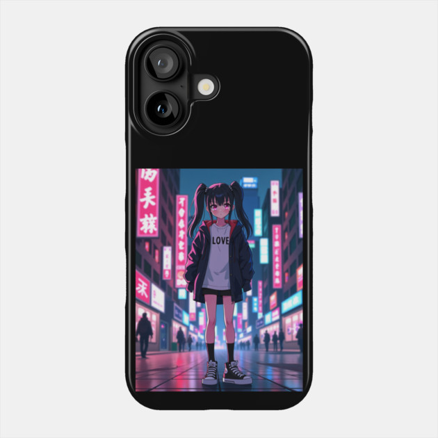 Dynamic Anime Vibes: A Journey of Color and Emotion Phone Case by Steve
