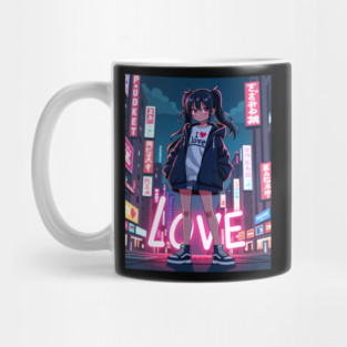 Dynamic Anime Vibes: A Journey of Color and Emotion Mug