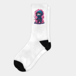Cute  Ninja Warrior Socks