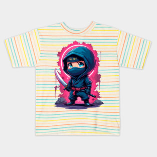 Cute  Ninja Warrior Kids T-Shirt