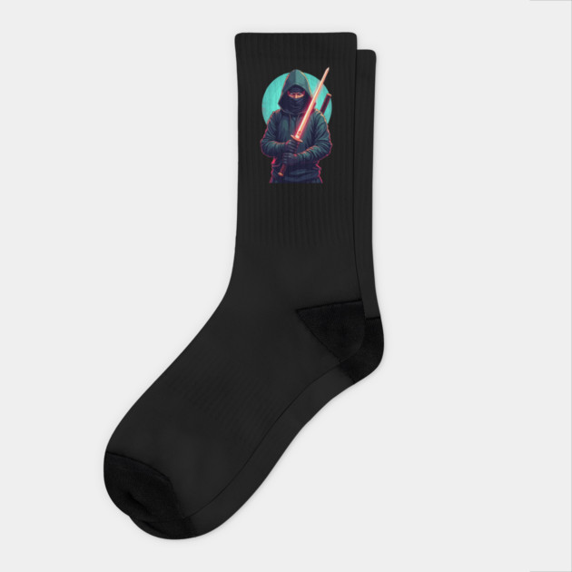 Shadow Blade Ninja Socks by Urbanprint