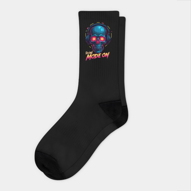 Rebel Mode On Socks by Urbanprint