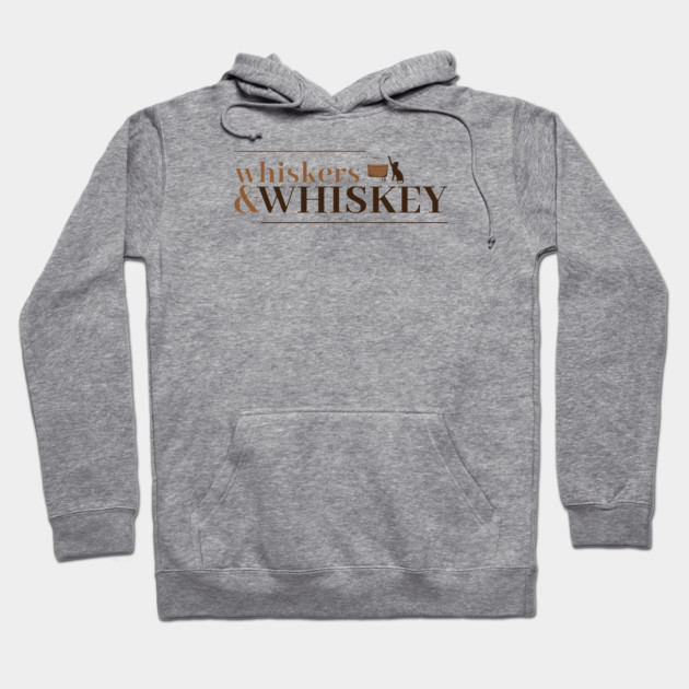 Whiskey and Whiskers Hoodie by Laura Contarino