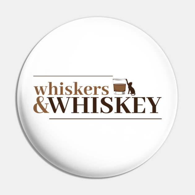 Whiskey and Whiskers Pin by Laura Contarino