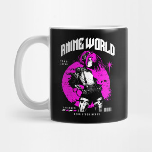 Dynamic Anime Vibes: A Journey of Color and Emotion Mug