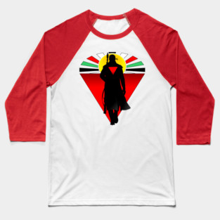 Resistance fighter walking towards Freedom of Palestine Baseball T-Shirt