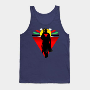 Resistance fighter walking towards Freedom of Palestine Tank Top