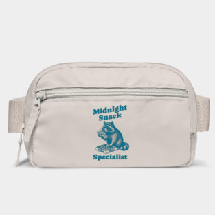 Midnight Snack Specialist Raccoon Pizza Art Bag