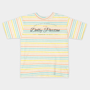 Dolly Parton Workin' 9 To 5 Kids T-Shirt