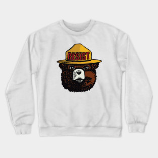 Smokey The Bear Resist Crewneck Sweatshirt