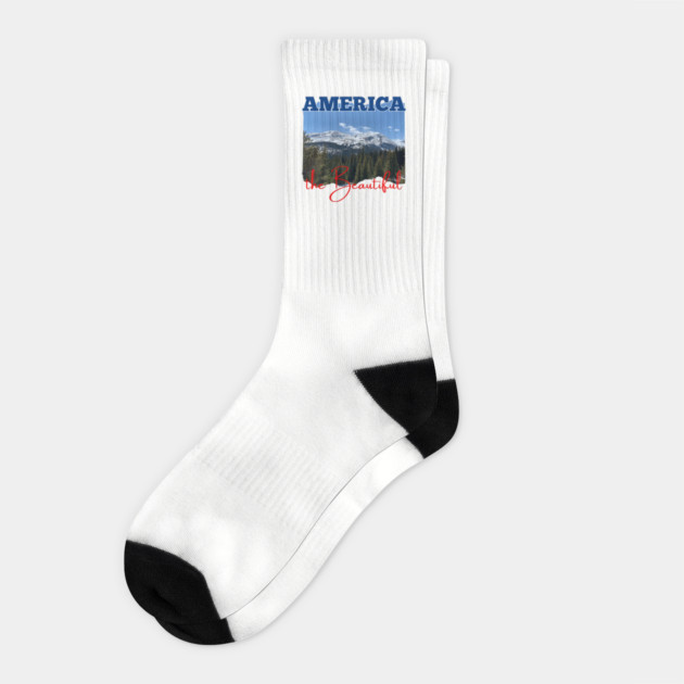 America the Beautiful Socks by AWbydesign