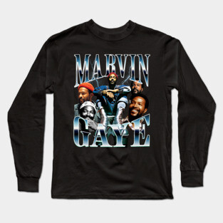 Marvin Gaye - Bootleg Design Long Sleeve T-Shirt