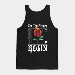 Let The Flames Begin Tank Top