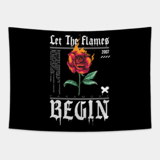 Let The Flames Begin Tapestry