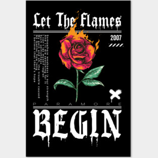 Let The Flames Begin Posters and Art