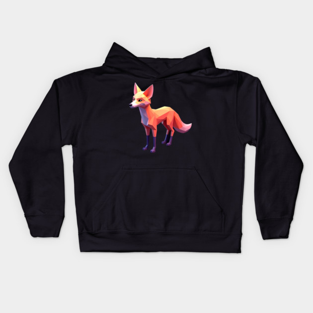 Red Fox Shiba Inu Kids Hoodie by animegirlnft