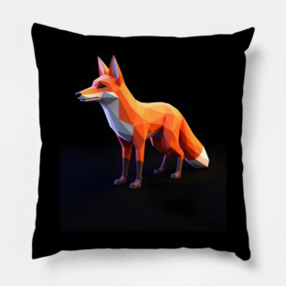 Cute Red Fox Pillow