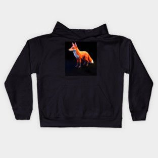 Cute Red Fox Kids Hoodie