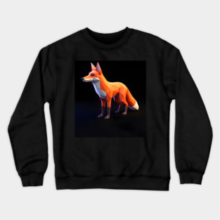 Cute Red Fox Crewneck Sweatshirt